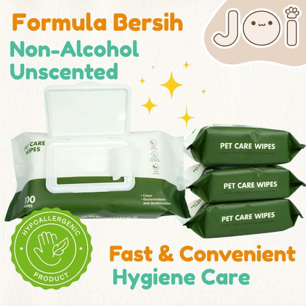 Joi Pet Wet Wipes 100pcs Unscented - Image 3